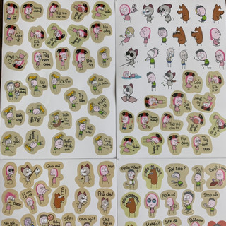 120 hình dán sticker Meme hài hước, sticker Hài hước dán trang trí