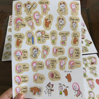 120 hình dán sticker Meme hài hước, sticker Hài hước dán trang trí
