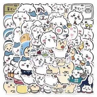 100 Miếng dán Sticker CHIIKAWA usagi emoji DIY hình dán graffiti chiikawa hoạt hình cute trang trí sổ nhãn dán