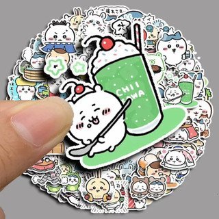 100 Miếng dán Sticker CHIIKAWA usagi emoji DIY hình dán graffiti chiikawa hoạt hình cute trang trí sổ nhãn dán