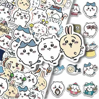 100 Miếng dán Sticker CHIIKAWA usagi emoji DIY hình dán graffiti chiikawa hoạt hình cute trang trí sổ nhãn dán