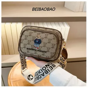 Túi Đeo Chéo BeiBaoBao 2 Ngăn Logo Thêu Cao Cấp Chính Hãng 8359