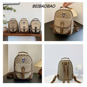 Balo Beibaobao nữ thời trang gấu thêu hàng quảng châu cao cấp chính hãng 8391