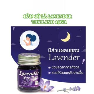 Lavender Sleep Balm 15g Thái Lan – Dầu Cù Là Oải Hương Thư Giãn, Hương Lavender Nhẹ Nhàng