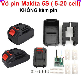 Vỏ pin dùng cho máy khoan Makita, 5S 21V, chỉ vỏ hoặc cả bộ