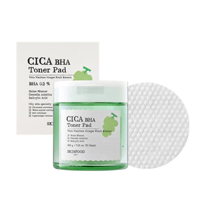 Hộp 70 miếng bông nho mẫu đơn / Tẩy tế bào chết nhẹ nhàng và làm dịu da / Shine Muscat Cica BHA Pad