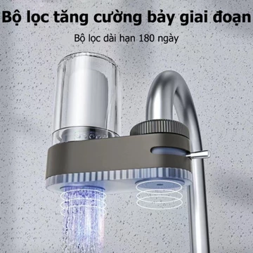 [HÃNG CHÍNH HÃNG] lọc nước tại vòi Bộ lọc nước tự động tại vòi,Lọc đến 99% cặn bẩn lọc nước sinh hoạt trên bồn rửa