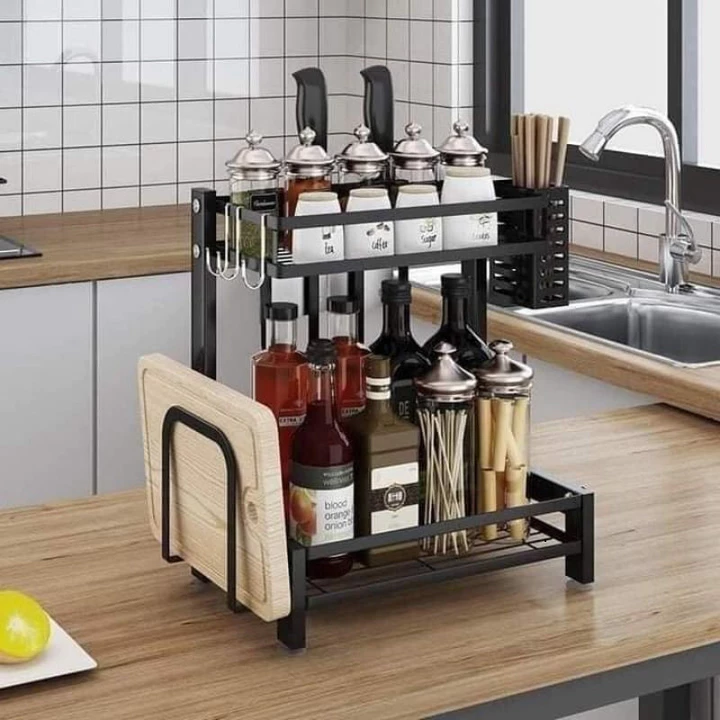 Kệ đựng gia vị dao thớt 2 tầng - 3 tầng đa năng – Gia Dụng Tiện Ích Gia Đình