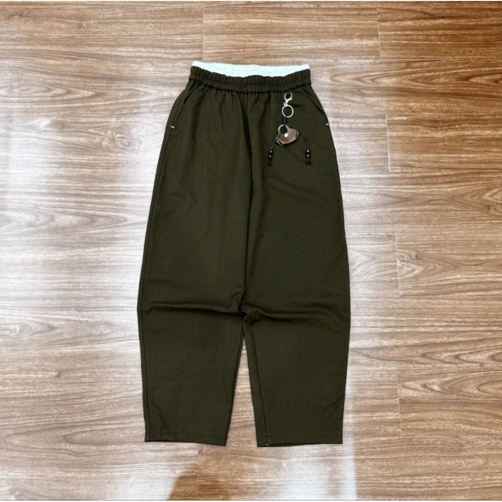 Quần Baggy Kèm móc Túi chất liệu kaki Nhật 42-70kg cho nữ