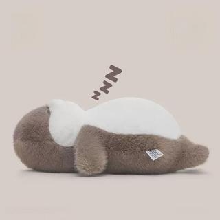 Hải cẩu nằm ngửa, thú bông chó con dễ thương, gối ôm khi ngủ giao từ kho Hà Nội