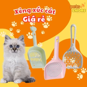 Xẻng xúc cát vệ sinh cho mèo- hình vết chân mèo