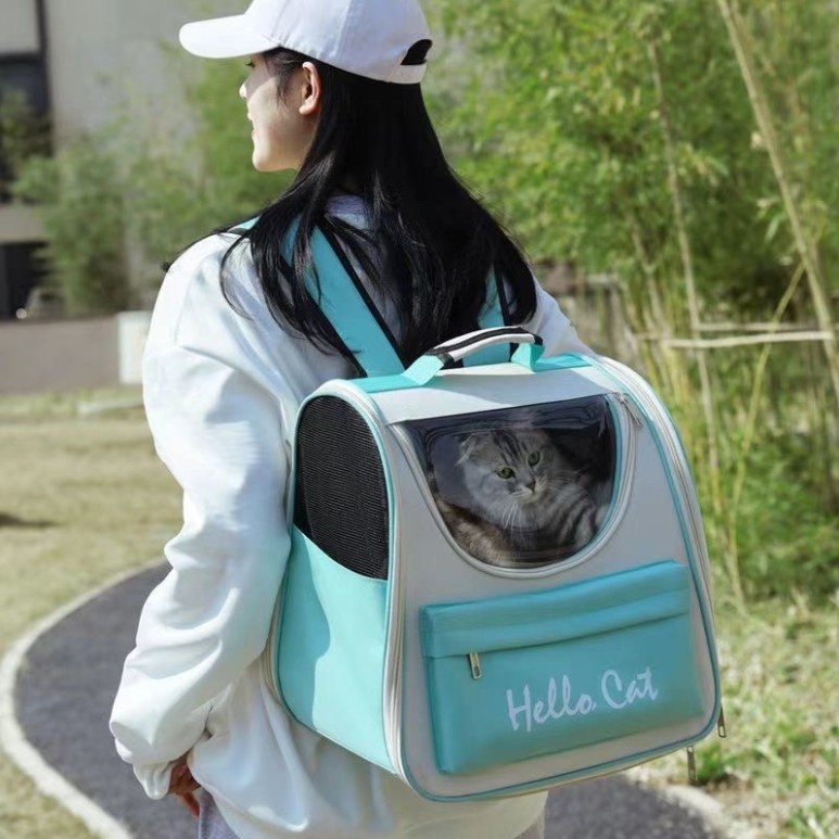 BALO HELLO CAT - Đựng mèo có cửa sổ trong suốt lưu thông không khí