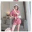 Sét Bộ Đùi Nữ Cá Tính Thêu Ngựa Sắc Nét Chất Liệu Poly Hàn Thoáng Mát