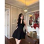 Đầm Tiệc Cúp Ngực Nơ Lưới
