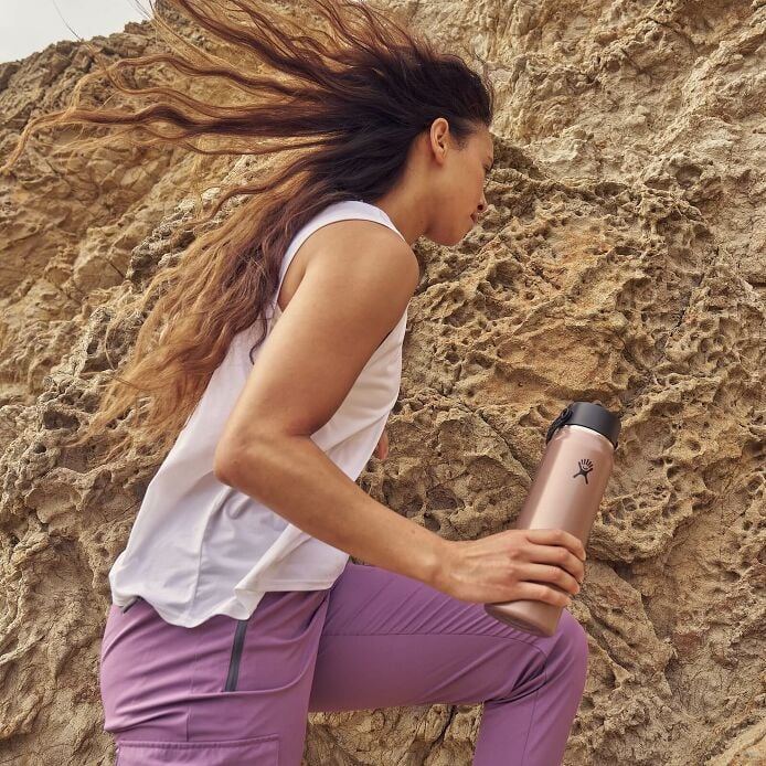 Bình giữ nhiệt Hydro Flask 949 ml Lightweight Wide Flex Straw Cap 32 oz chính hãng, nhẹ, nắp ống hút
