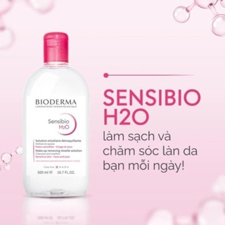 Nước Tẩy Trang Bioderma SensibioH2O Chính Hãng Cho Da Dầu Mụn Và Da Nhạy Cảm