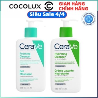 Sữa Rửa Mặt Cerave Sạch Sâu, Dưỡng Ẩm,Dịu Nhẹ Cerave Developed With Dermatologists Foaming Cleanser