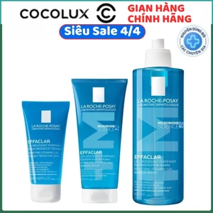 Sữa rửa mặt La Roche-Posay Effaclar 400ml cho da dầu, mụn, nhạy cảm chinh hãng
