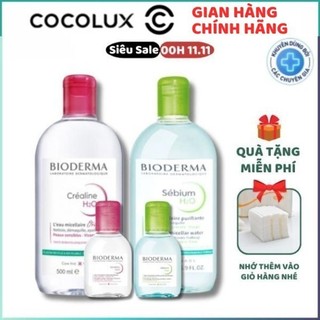 Nước Tẩy Trang Bioderma Sensibio H2O 500ml  Chính Hãng Cho Da Dầu Mụn Và Da Nhạy Cảm