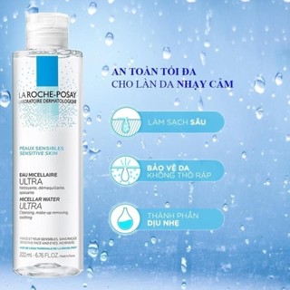 Nước Tẩy Trang La Roche Posay Purifying Micellar Water, Cho Da Dầu Và Da Nhạy Cảm 400ML