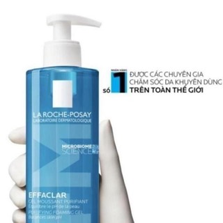 Sữa Rửa Mặt Tạo Bọt La Roche Posay Effaclar Foarming Gel cho da dầu nhạy cảm