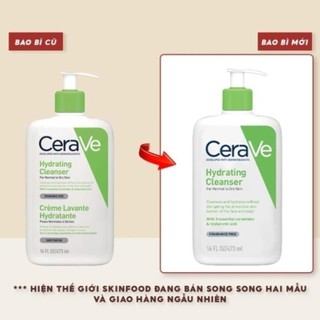 Sữa Rửa Mặt Cerave Sạch Sâu, Dưỡng Ẩm,Dịu Nhẹ Cerave Developed With Dermatologists Foaming Cleanser chinh hãng