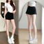 Quần Short Đùi Thể Thao Dáng Ngắn Chất Cotton Lạnh Co Dãn Xinh Yêu Phong Cách Hàn Quốc