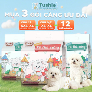 [3 gói]Tã dùng một lần cho thú cưng, phù hợp với mọi lứa tuổi, thoáng khí và đàn hồi,Chất lượng cao, tiện lợi