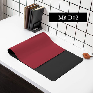 DeskPad Da PU 2 Mặt Kích Thước 40x80cm - Chống Nước - Chống Trầy - Dễ Vệ Sinh