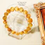 Hoả tốc - Ngọc Đan Tâm - Vòng Tay Thạch AnhTóc Vàng Đồng Trục VIP 10mm - Mệnh Thổ & Mệnh Kim