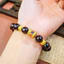 Hoả tốc - Ngọc Đan Tâm - Vòng Tay Đá Garnet 10mm 3A Phối Charm Lu Thống - Mệnh Hoả & Mệnh Thổ