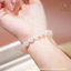 Hoả tốc - Ngọc Đan Tâm - Vòng Tay Mã Não Trắng 10mm - Mệnh Thuỷ & Mệnh Kim
