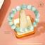 Hoả tốc - Ngọc Đan Tâm - Vòng Tay Đá Angelite 12mm 4A - Mệnh Thuỷ & Mệnh Mộc