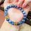 Hoả tốc - Ngọc Đan Tâm - Vòng Tay Kyanite 9mm 4A Phối Charm Mạ Vàng - Mệnh Thủy & Mệnh Mộc