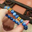 Hoả tốc - Ngọc Đan Tâm - Vòng Tay Kyanite 9mm 4A Phối Charm Mạ Vàng - Mệnh Thủy & Mệnh Mộc