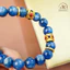 Hoả tốc - Ngọc Đan Tâm - Vòng Tay Kyanite 9mm 4A Phối Charm Mạ Vàng - Mệnh Thủy & Mệnh Mộc