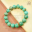 Hoả tốc - Ngọc Đan Tâm - Vòng Tay Lam Ngọc 12mm - Mệnh Thuỷ & Mệnh Mộc