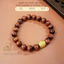 Hoả tốc - Ngọc Đan Tâm - Vòng Tay Mắt Hổ Nâu Đỏ 10mm 5A Phối Charm Lu Thống Tỳ Hưu - Mệnh Thổ & Mệnh Hoả
