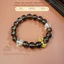 Hoả tốc - Ngọc Đan Tâm | VòngTay Đá Thạch Anh Khói 10mm 2A Và Đá Topaz 10mm 2A Phối Charm Chùy Kim Cang