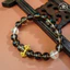 Hoả tốc - Ngọc Đan Tâm | VòngTay Đá Thạch Anh Khói 10mm 2A Và Đá Topaz 10mm 2A Phối Charm Chùy Kim Cang