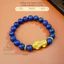 Hoả tốc - Ngọc Đan Tâm - Vòng Tay Ngọc Lưu Ly 10mm 2A Phối Charm Tỳ Hưu - Mệnh Thủy & Mệnh Mộc