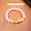 Hoả tốc - Ngọc Đan Tâm - Vòng Tay Ngọc Liên Tâm (Thạch Anh Hồng 10mm 4A) - Mệnh Hỏa & Mệnh Thổ