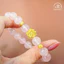 Hoả tốc - Ngọc Đan Tâm - Vòng Tay Ngọc Liên Tâm (Thạch Anh Hồng 10mm 4A) - Mệnh Hỏa & Mệnh Thổ