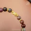 Hoả tốc - Ngọc Đan Tâm - Vòng Tay Gỗ Hóa Thạch 8mm 2A Phối Charm Tỳ Hưu - Mệnh Hỏa & Mệnh Thổ