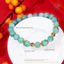 Hoả tốc - Ngọc Đan Tâm - Vòng Tay Amazonite 8mm 2A Phối Charm Lu Nhỏ - Mệnh Thuỷ & Mệnh Mộc