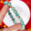 Hoả tốc - Ngọc Đan Tâm - Vòng Tay Amazonite 8mm 2A Phối Charm Lu Nhỏ - Mệnh Thuỷ & Mệnh Mộc