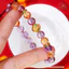 Hoả tốc - Ngọc Đan Tâm - Vòng Tay Ametrine 8mm 2A Phối Charm Bướm Ren Đính Ngọc Trai - Mệnh Thổ & Mệnh Hoả