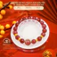 Hoả tốc - Ngọc Đan Tâm - Vòng Tay Dâu Tây 9mm - 10mm 5A Phối Charm Bọc Đá - Mệnh Hoả & Mệnh Thổ
