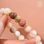 Hoả tốc - Ngọc Đan Tâm - Vòng Tay Mã Não Anh Đào 10mm 2A Phối Đá Thulite 10mm 2A - Mệnh Hoả & Mệnh Thổ