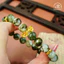 Hoả tốc - Ngọc Đan Tâm - Vòng Tay Mắt Rồng Xanh 10mm 2A Phối Charm Chùy Kim Cang - Mệnh Mộc & Mệnh Hoả